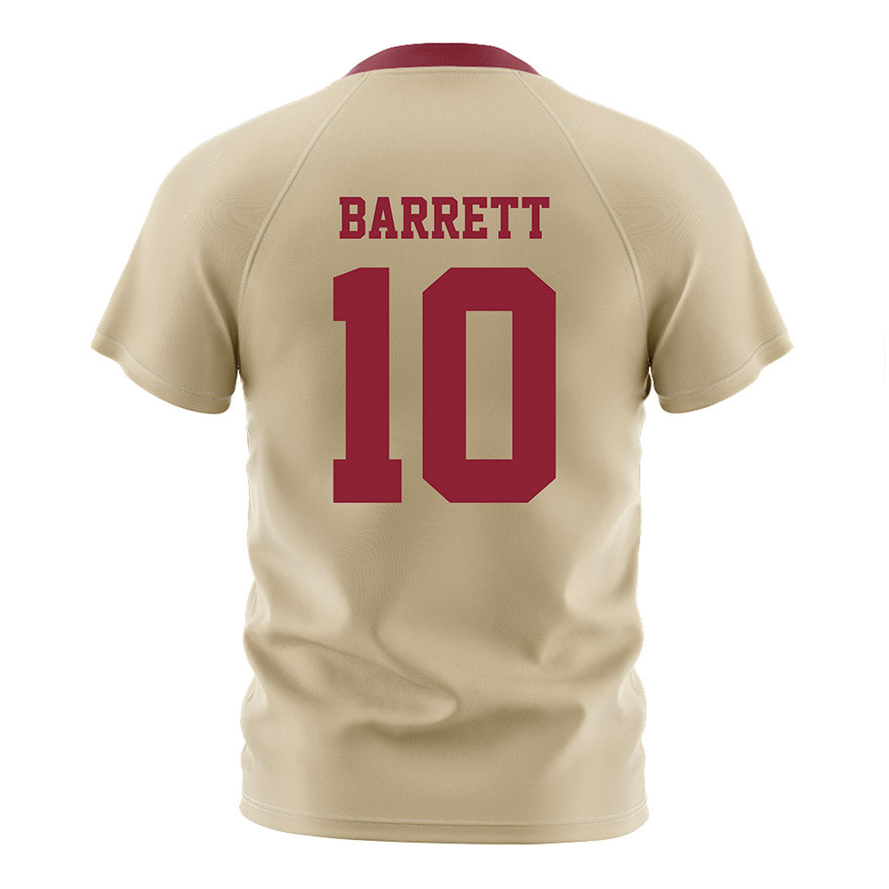 Boston College - NCAA Women's Soccer : Tess Barrett - Gold Soccer Jersey-1