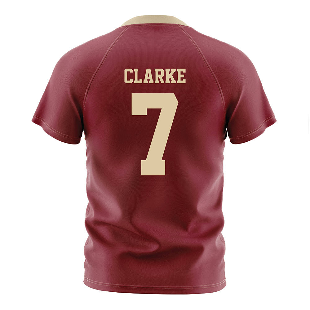 Boston College - NCAA Women's Soccer : Georgina Clarke - Maroon Soccer Jersey-1