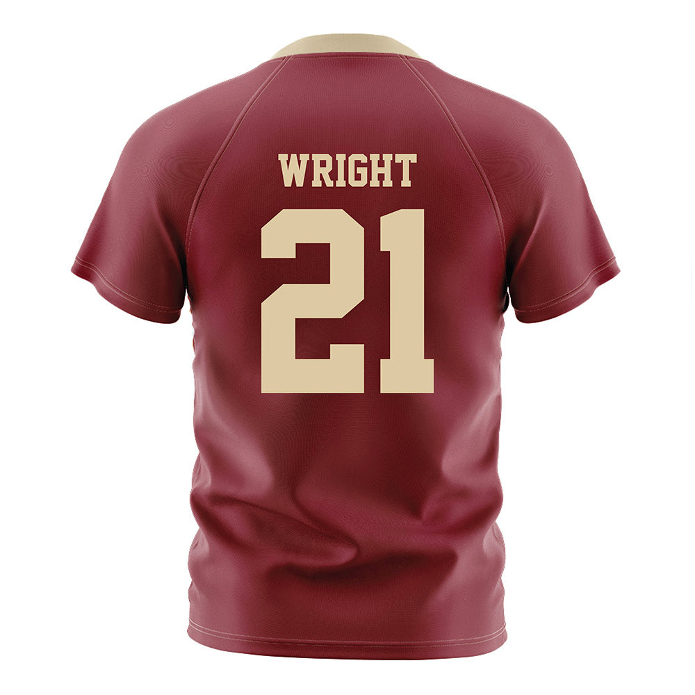 Boston College - NCAA Women's Soccer : Anndi Wright - Maroon Soccer Jersey-1