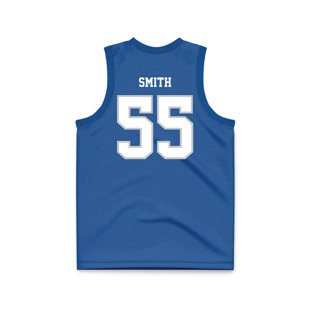 MTSU - NCAA Men's Basketball : Sean Smith - Blue Basketball Jersey-1