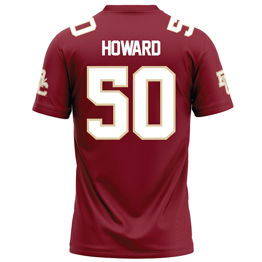 Boston College - NCAA Football : Sean Howard - Maroon Football Jersey-1