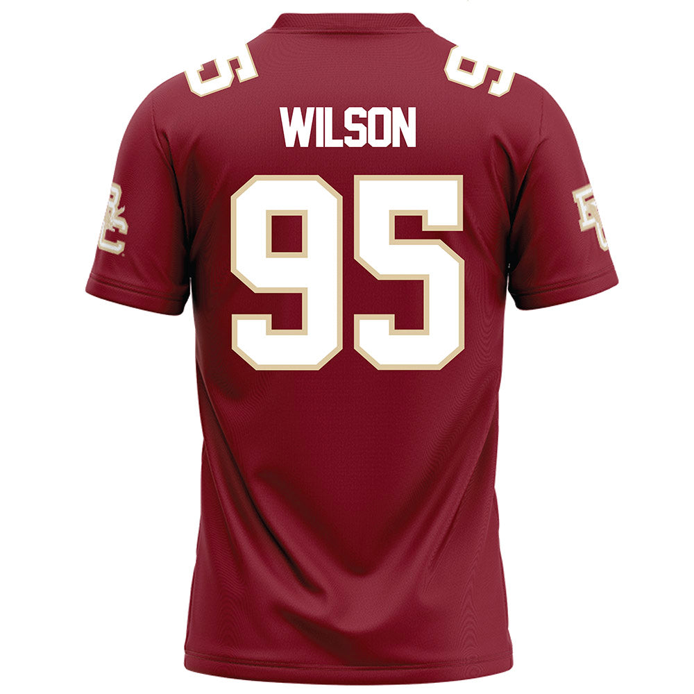 Boston College - NCAA Football : Clive Wilson - Maroon Football Jersey