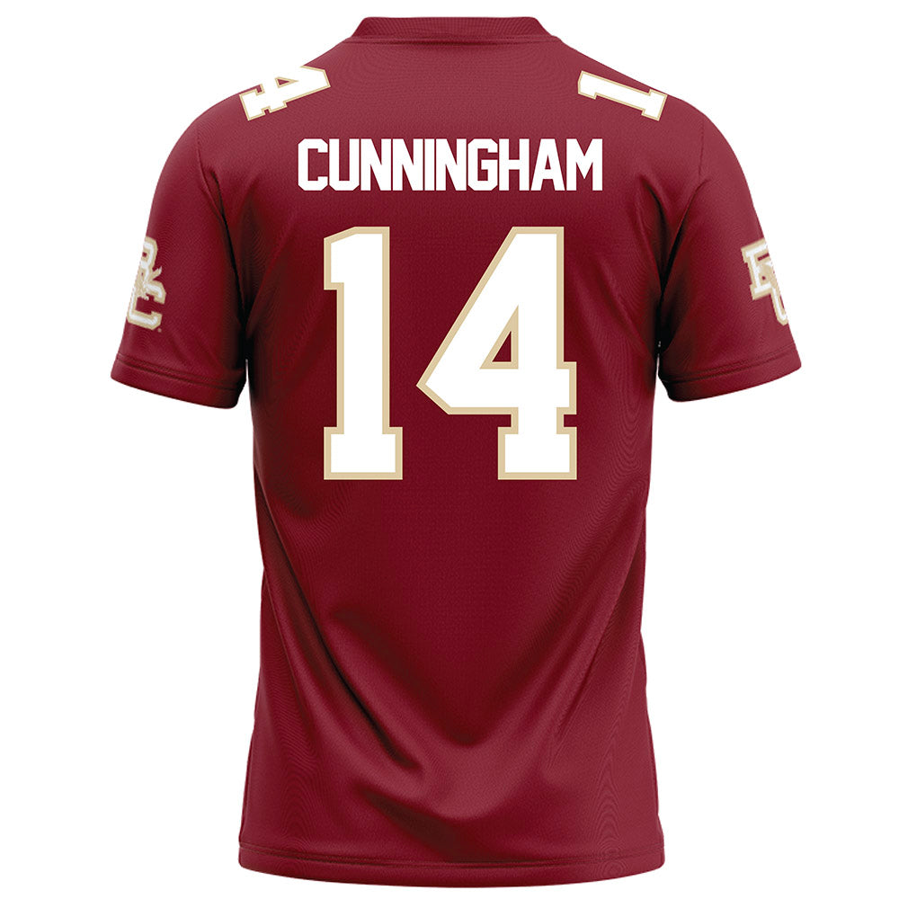 Boston College - NCAA Football : Ashton Cunningham - Maroon Football Jersey-1