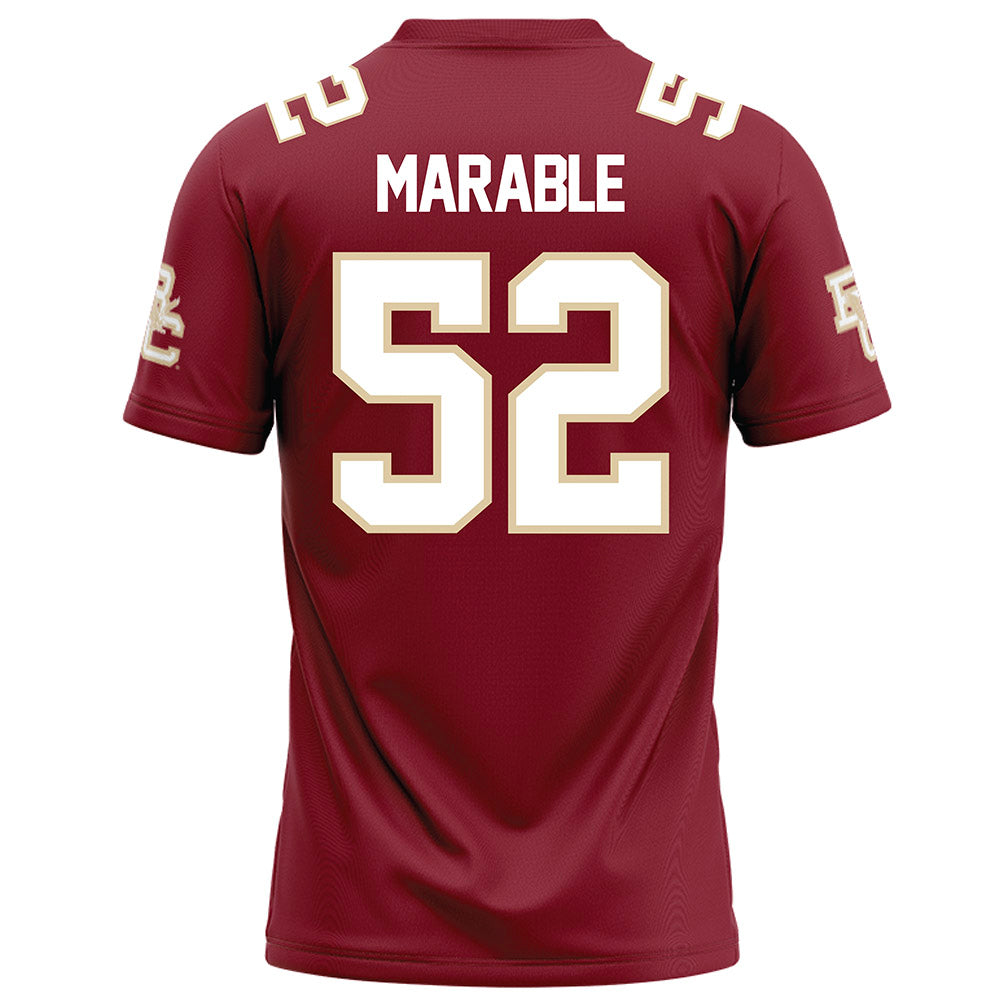 Boston College - NCAA Football : Chris Marable - Maroon Football Jersey-1