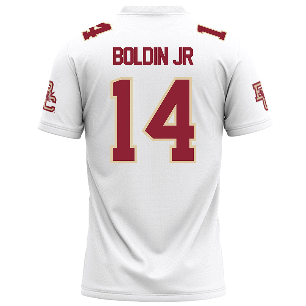 Boston College - NCAA Football : Nedrick Boldin Jr - White Football Jersey-1
