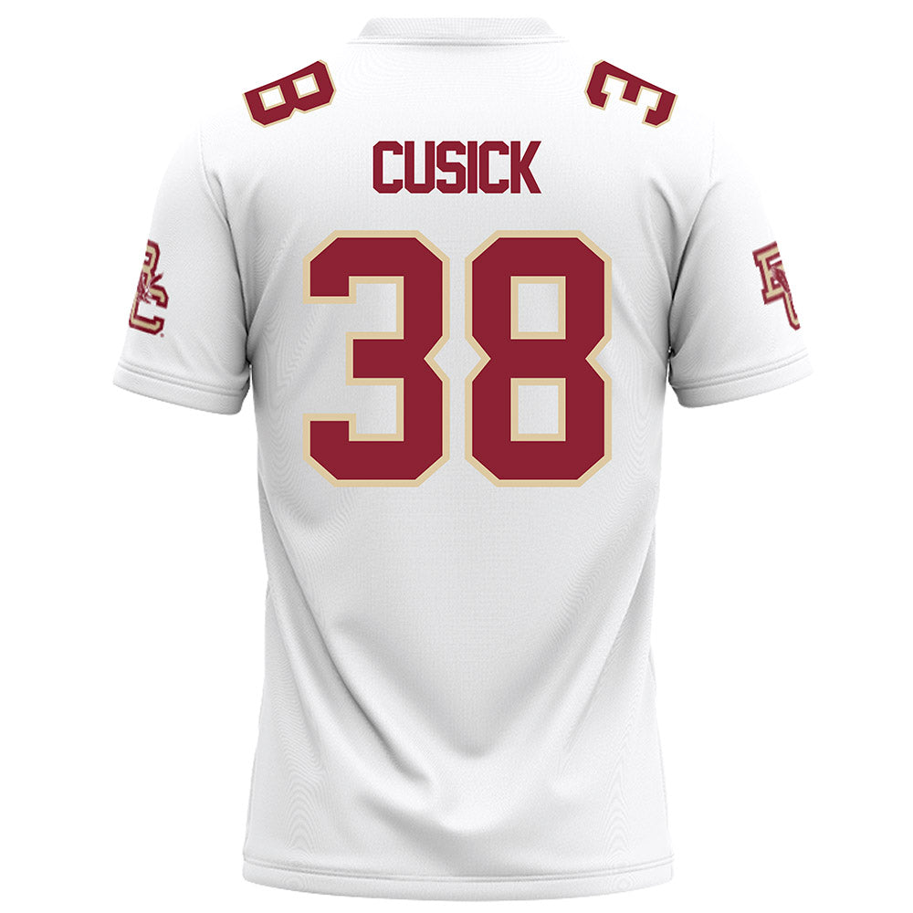 Boston College - NCAA Football : Tommy Cusick - White Football Jersey-1
