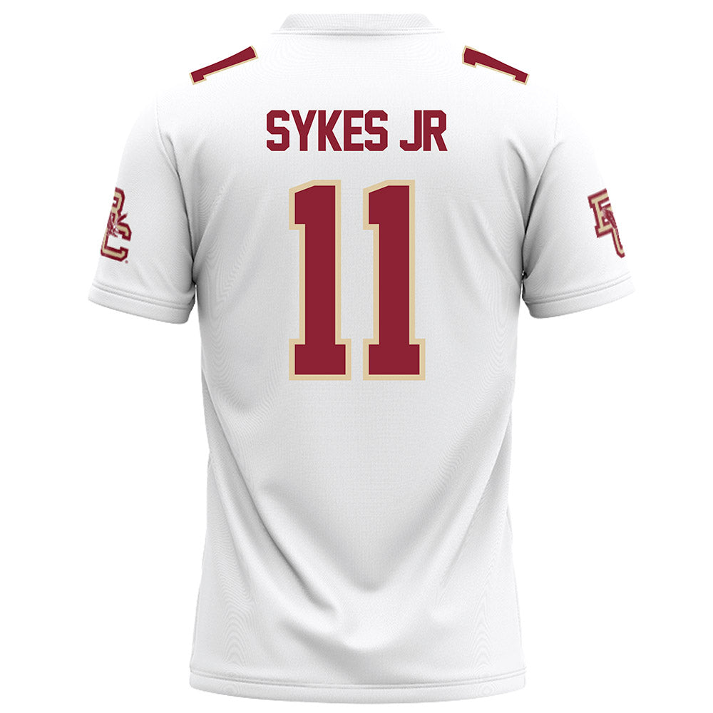 Boston College - NCAA Football : Rae Sykes Jr - White Football Jersey-1