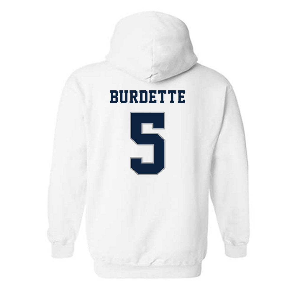 Xavier - NCAA Baseball : Clay Burdette - Classic Shersey Hooded Sweatshirt-1