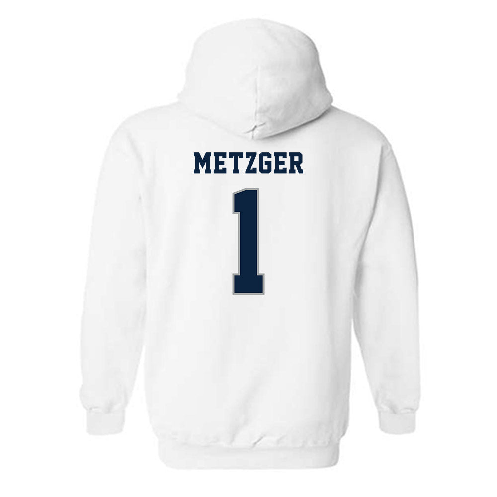 Xavier - NCAA Women's Lacrosse : Mackenzie Metzger - Classic Shersey Hooded Sweatshirt-1