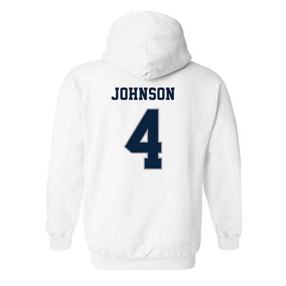 Xavier - NCAA Baseball : Peter Johnson - Classic Shersey Hooded Sweatshirt-1