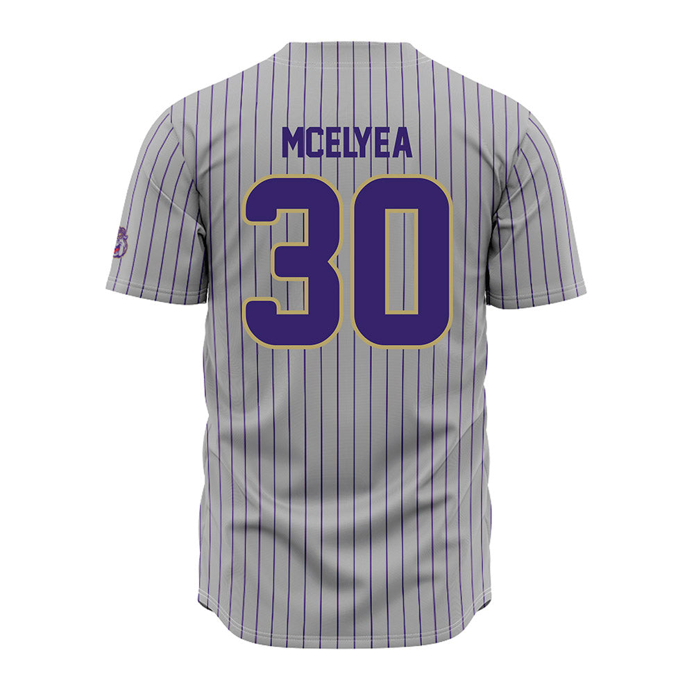 JMU - NCAA Baseball : Blake Mcelyea - Grey Jersey-1