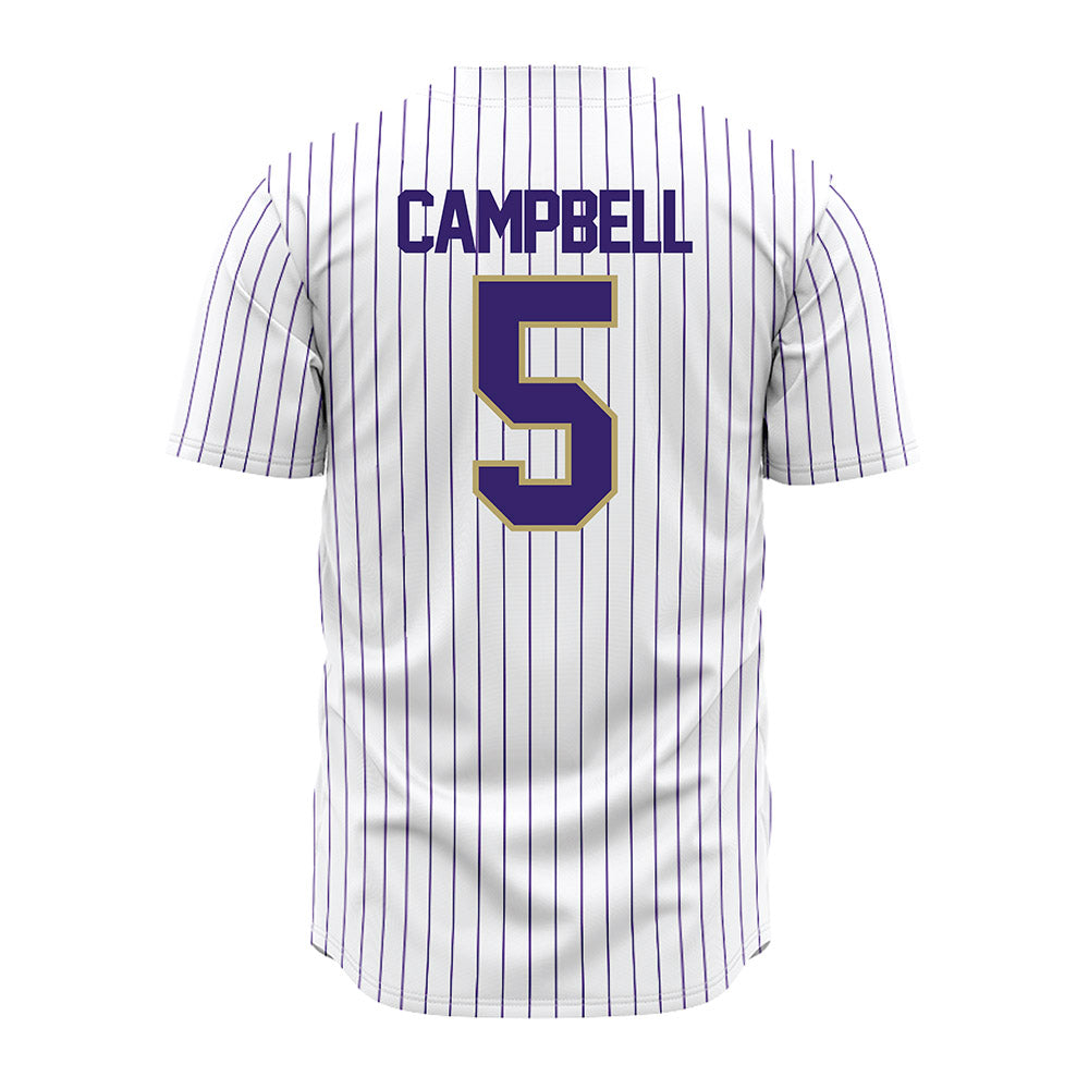 JMU - NCAA Baseball : Wyatt Campbell - White Jersey-1
