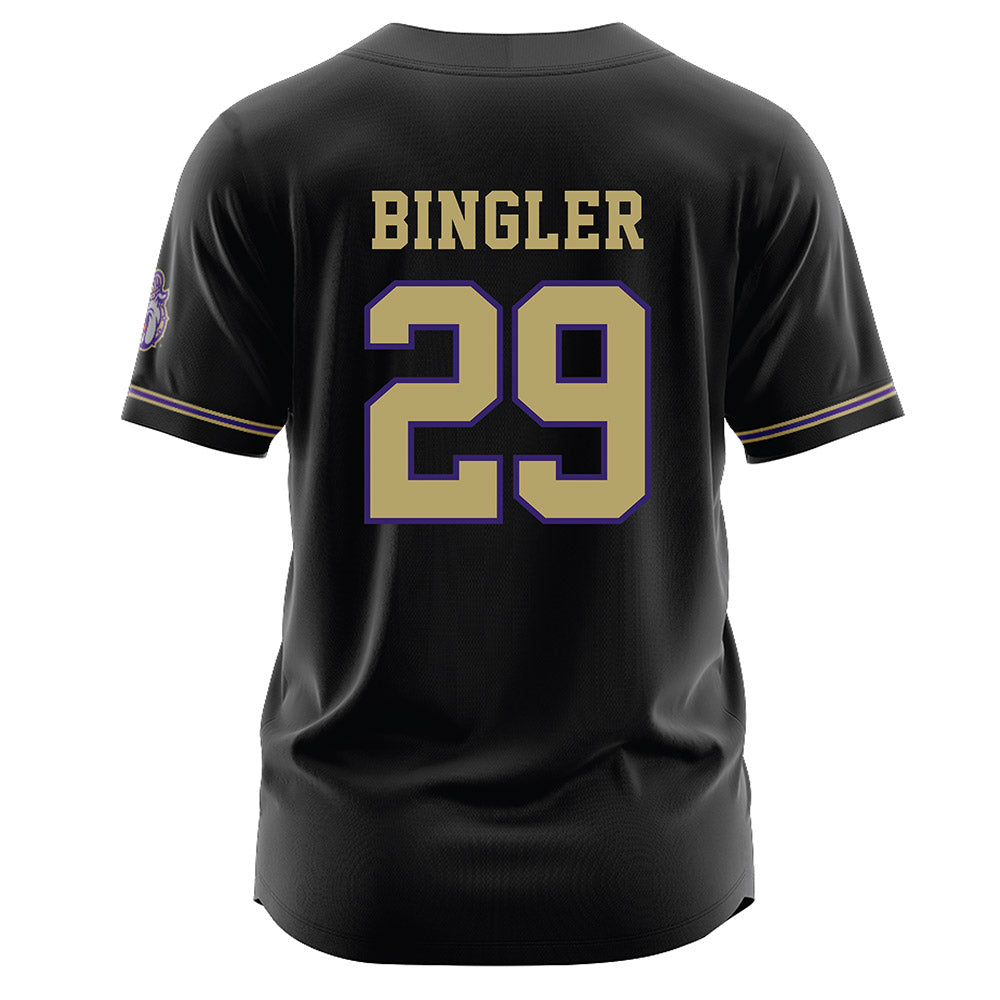 JMU - NCAA Baseball : Alex Bingler - Black Jersey-1