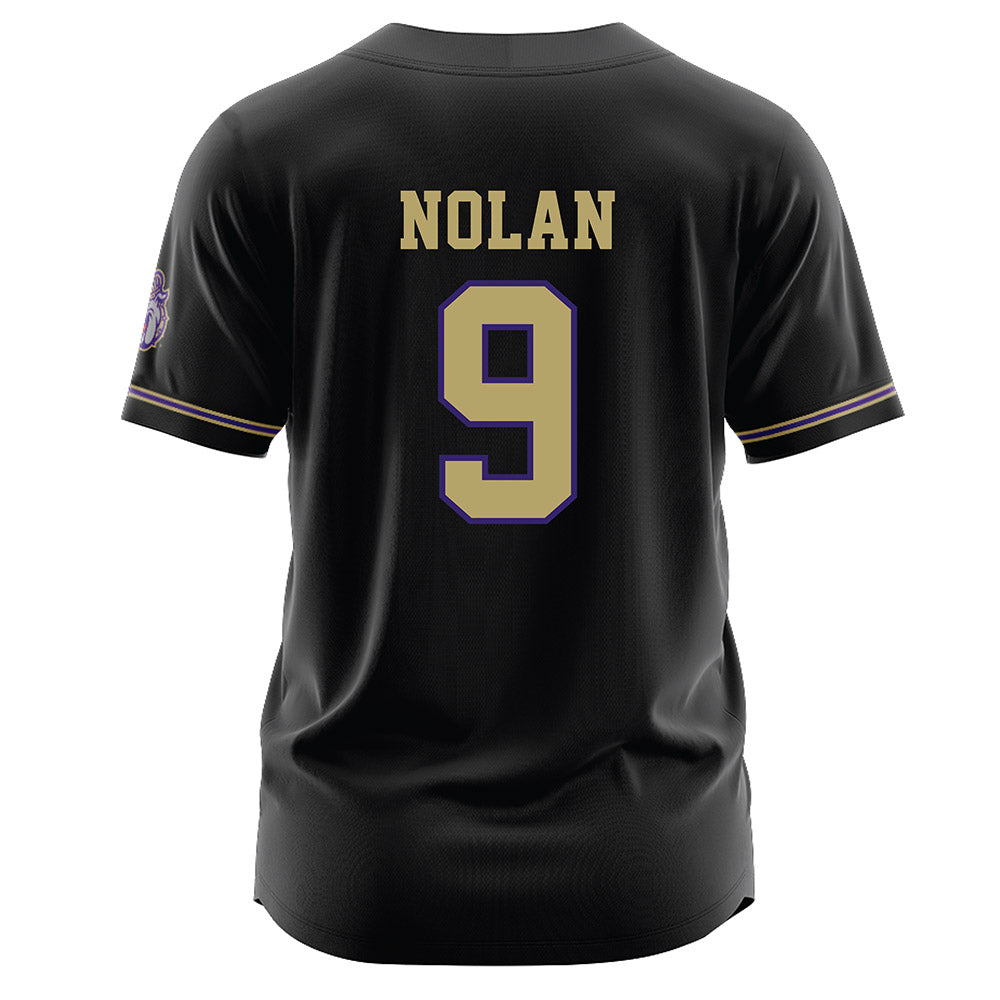 JMU - NCAA Baseball : Isaiah Nolan - Black Jersey-1