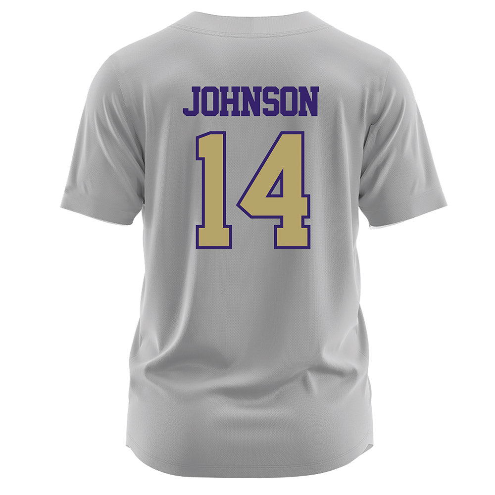 JMU - NCAA Softball : Taylor Johnson - Grey Jersey-1