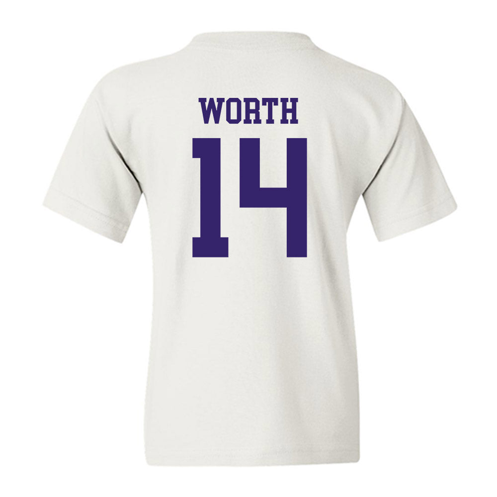 JMU - NCAA Baseball : Conner Worth - Youth T-Shirt-1