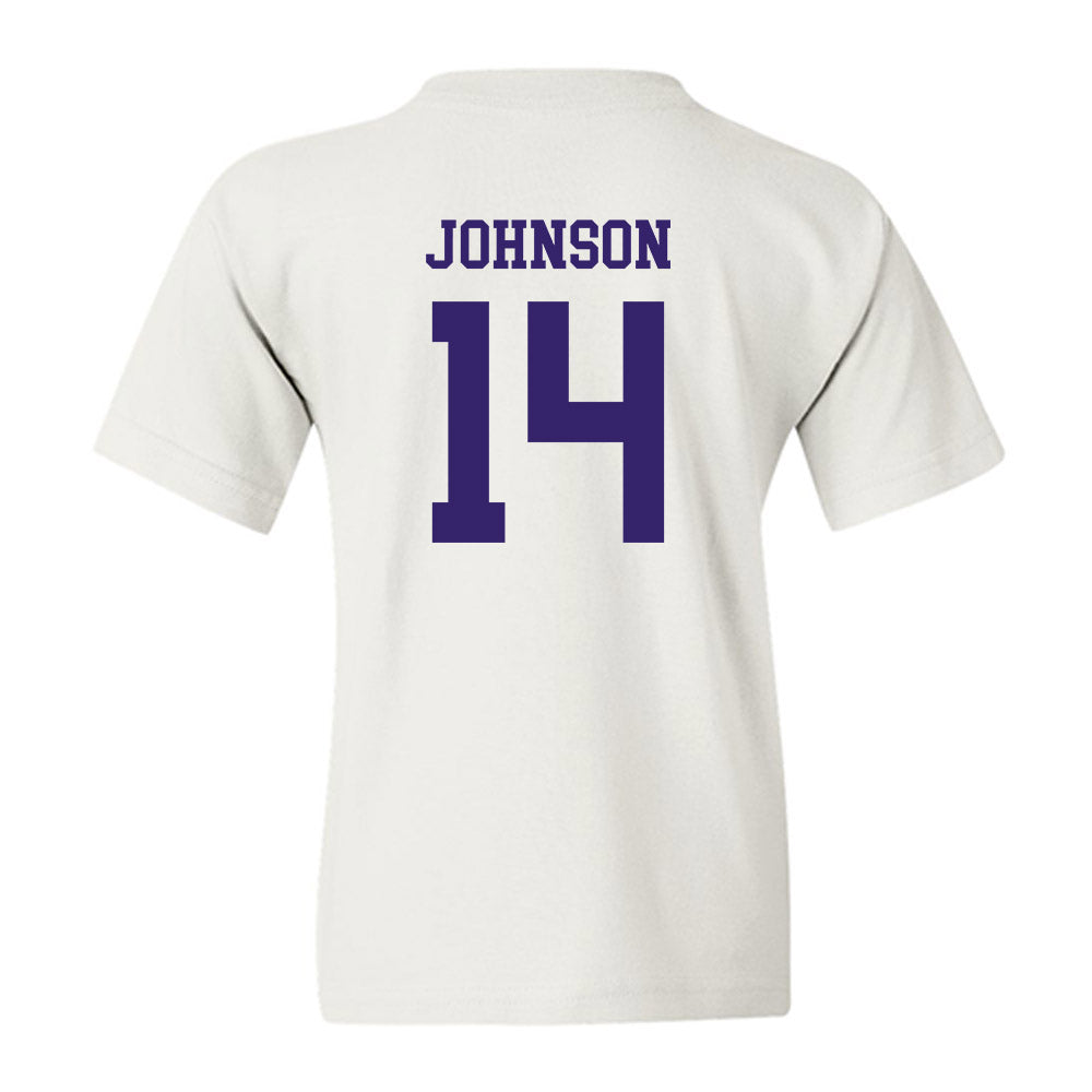 JMU - NCAA Softball : Taylor Johnson - Replica Shersey Youth T-Shirt-1