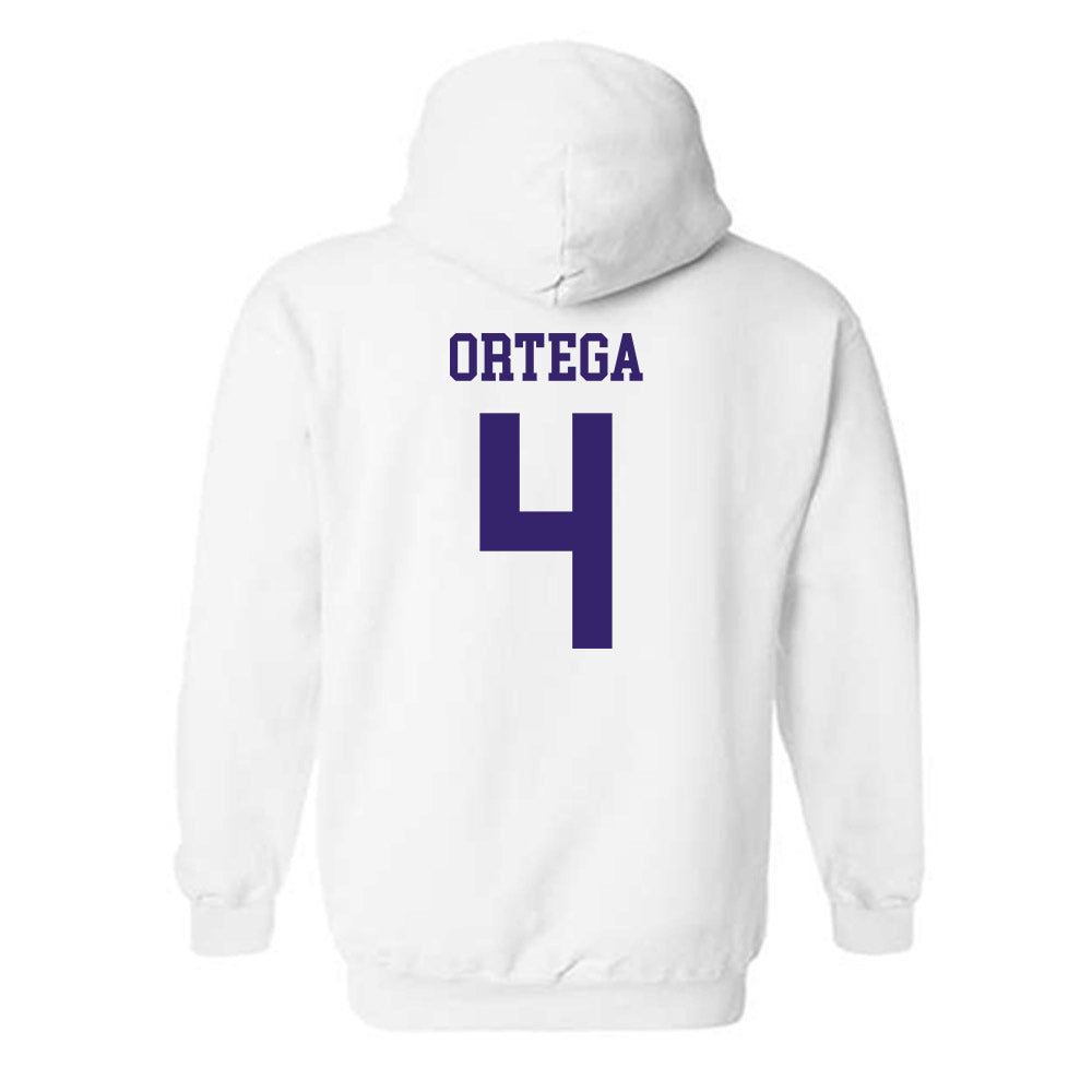 JMU - NCAA Softball : Kira Ortega - Replica Shersey Hooded Sweatshirt-1