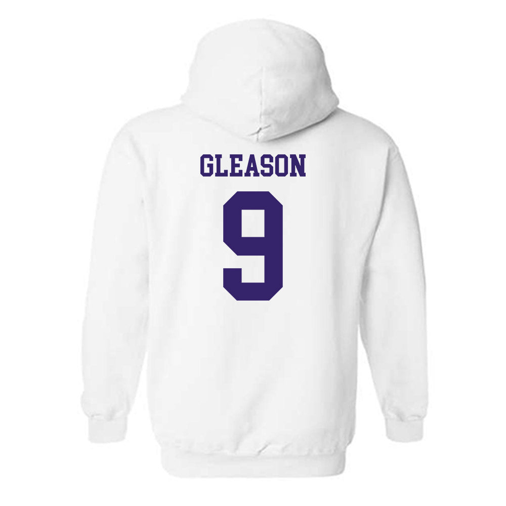 JMU - NCAA Softball : Kylee Gleason - Replica Shersey Hooded Sweatshirt-1