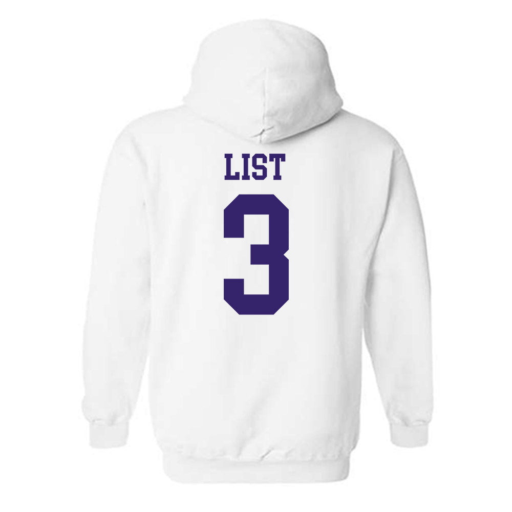JMU - NCAA Softball : Payton List - Fashion Shersey Hooded Sweatshirt-1