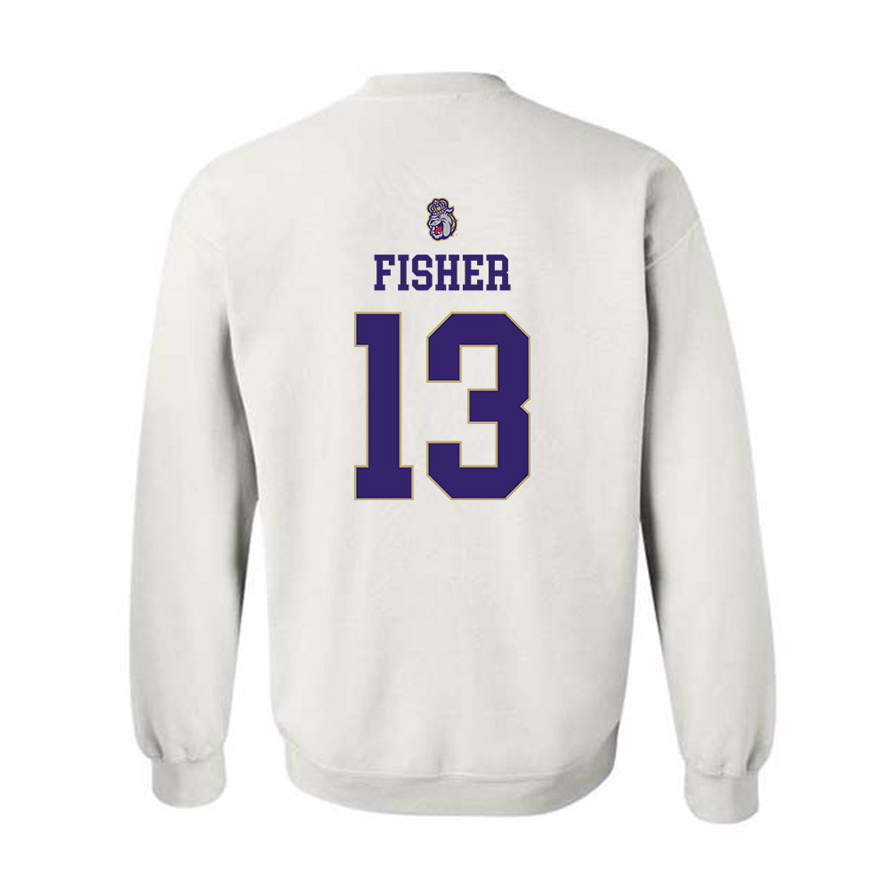 JMU - NCAA Women's Soccer : Abby Fisher - Replica Shersey Crewneck Sweatshirt-1