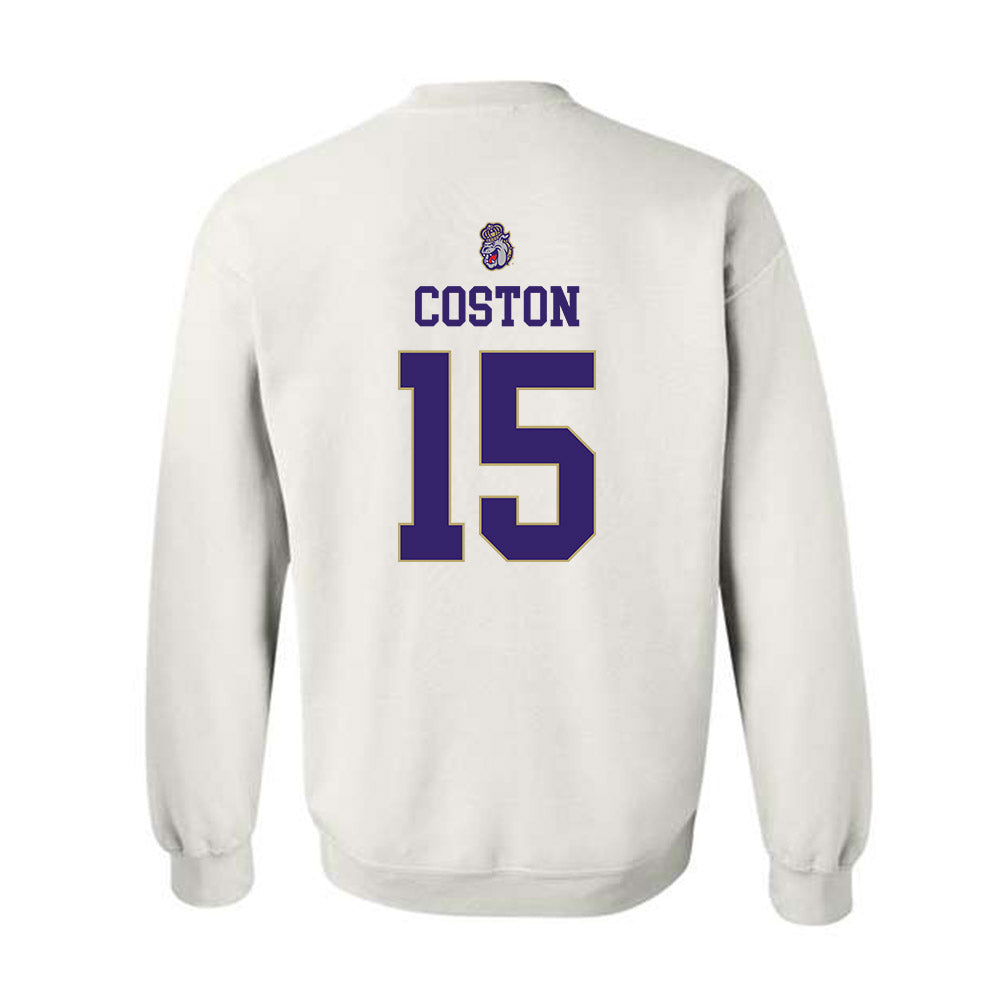 JMU - NCAA Women's Soccer : Bailey Coston - Replica Shersey Crewneck Sweatshirt-1