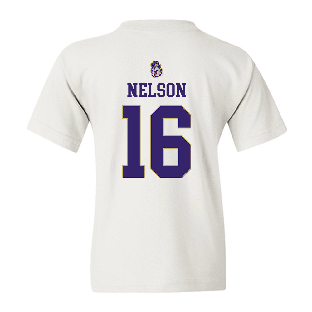 JMU - NCAA Women's Soccer : chloe nelson - Replica Shersey Youth T-Shirt-1