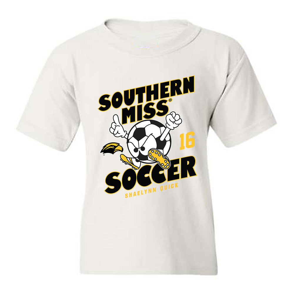 Southern Miss - NCAA Women's Soccer : Shaelynn Quick - Fashion Shersey Youth T-Shirt-0