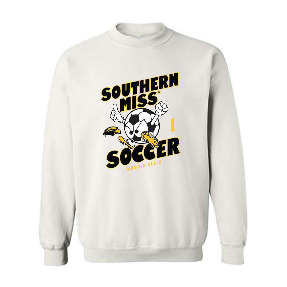Southern Miss - NCAA Women's Soccer : Maddie Ellis - Fashion Shersey Crewneck Sweatshirt-0