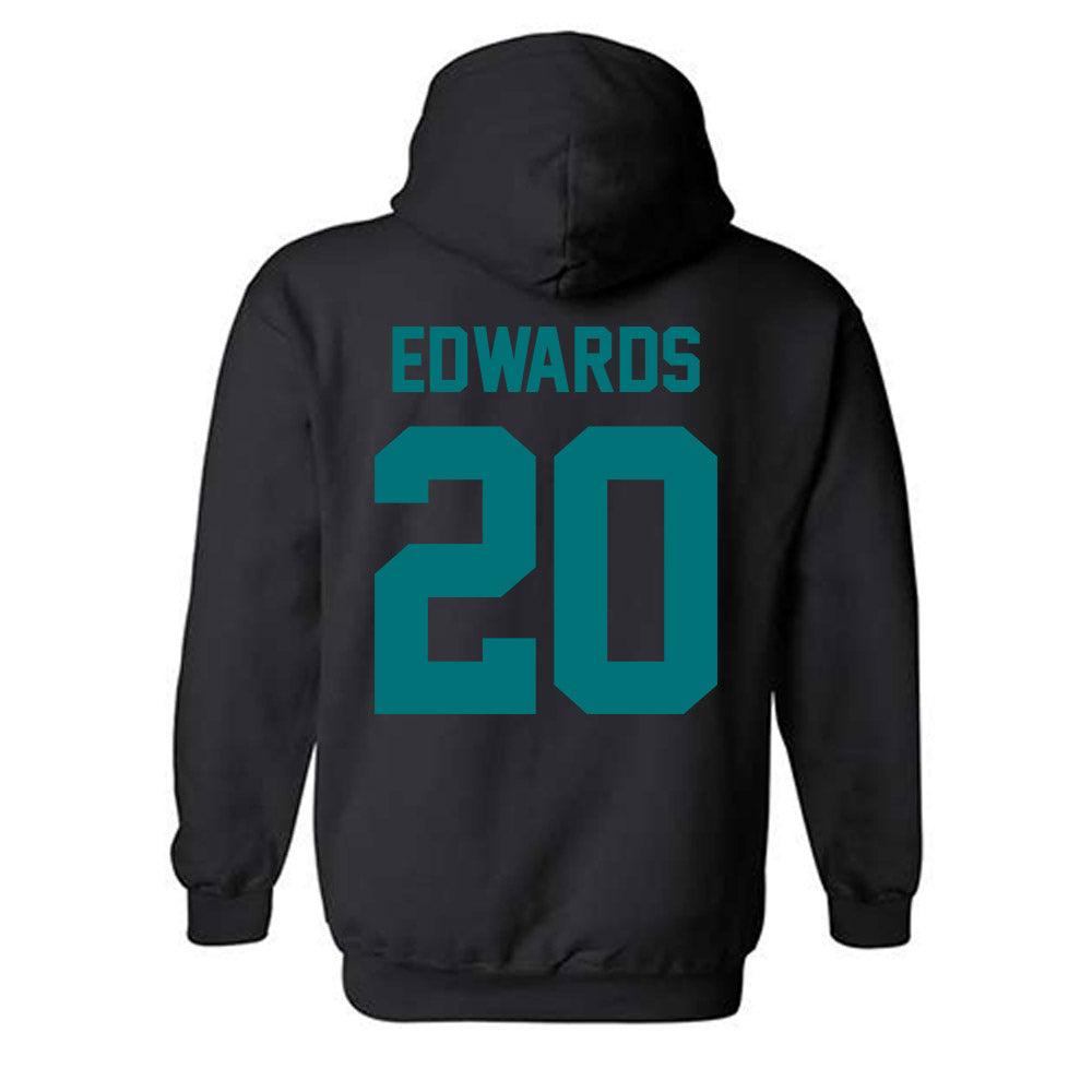 Coastal Carolina - NCAA Football : Jevon Edwards - Classic Shersey Hooded Sweatshirt-1