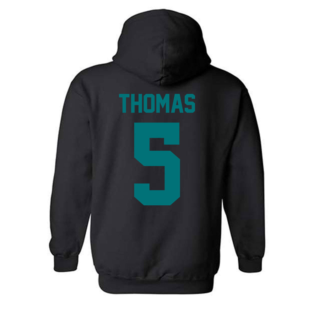 Coastal Carolina - NCAA Football : Dante Thomas - Classic Shersey Hooded Sweatshirt-1