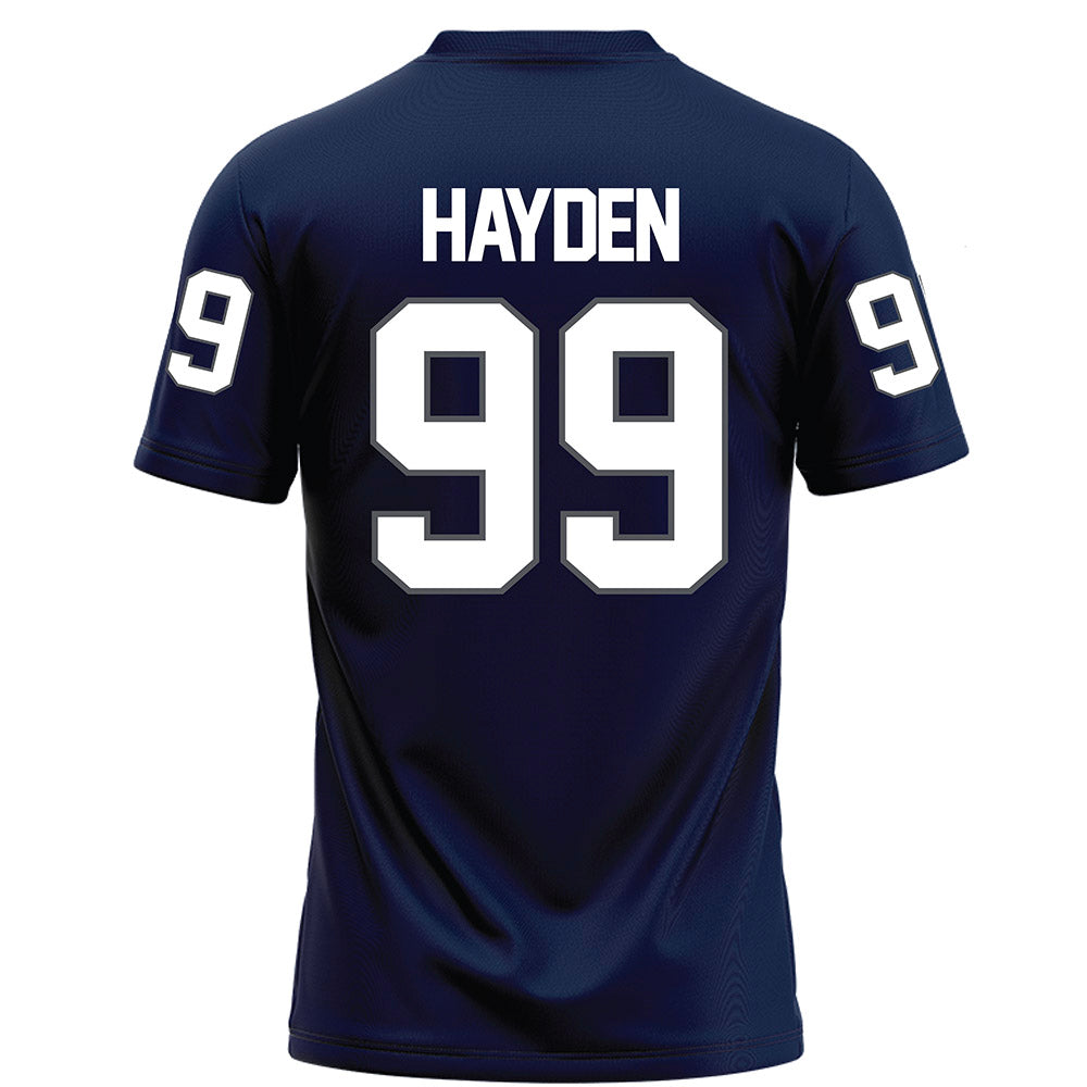 Monmouth - NCAA Football : Patrick Hayden - Blue Football Jersey-1