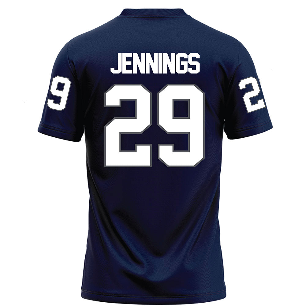 Monmouth - NCAA Football : Elijah Jennings - Blue Football Jersey-1