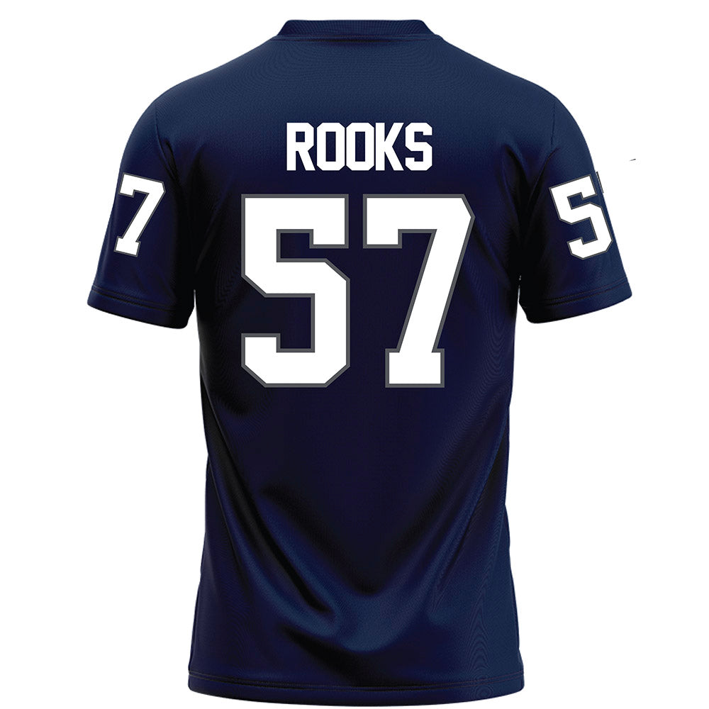 Monmouth - NCAA Football : Bryce Rooks - Blue Football Jersey-1