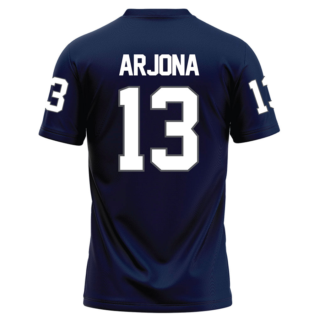 Monmouth - NCAA Football : Enzo Arjona - Blue Football Jersey-1