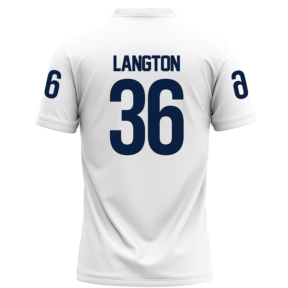 Monmouth - NCAA Football : Steven Langton - Football Jersey