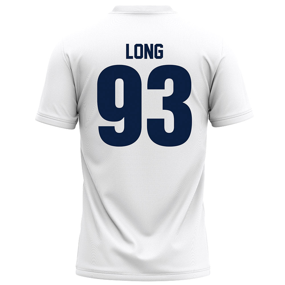 Monmouth - NCAA Football : Philip Long - White Football Jersey