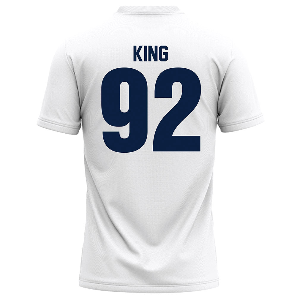 Monmouth - NCAA Football : Chris King - White Football Jersey