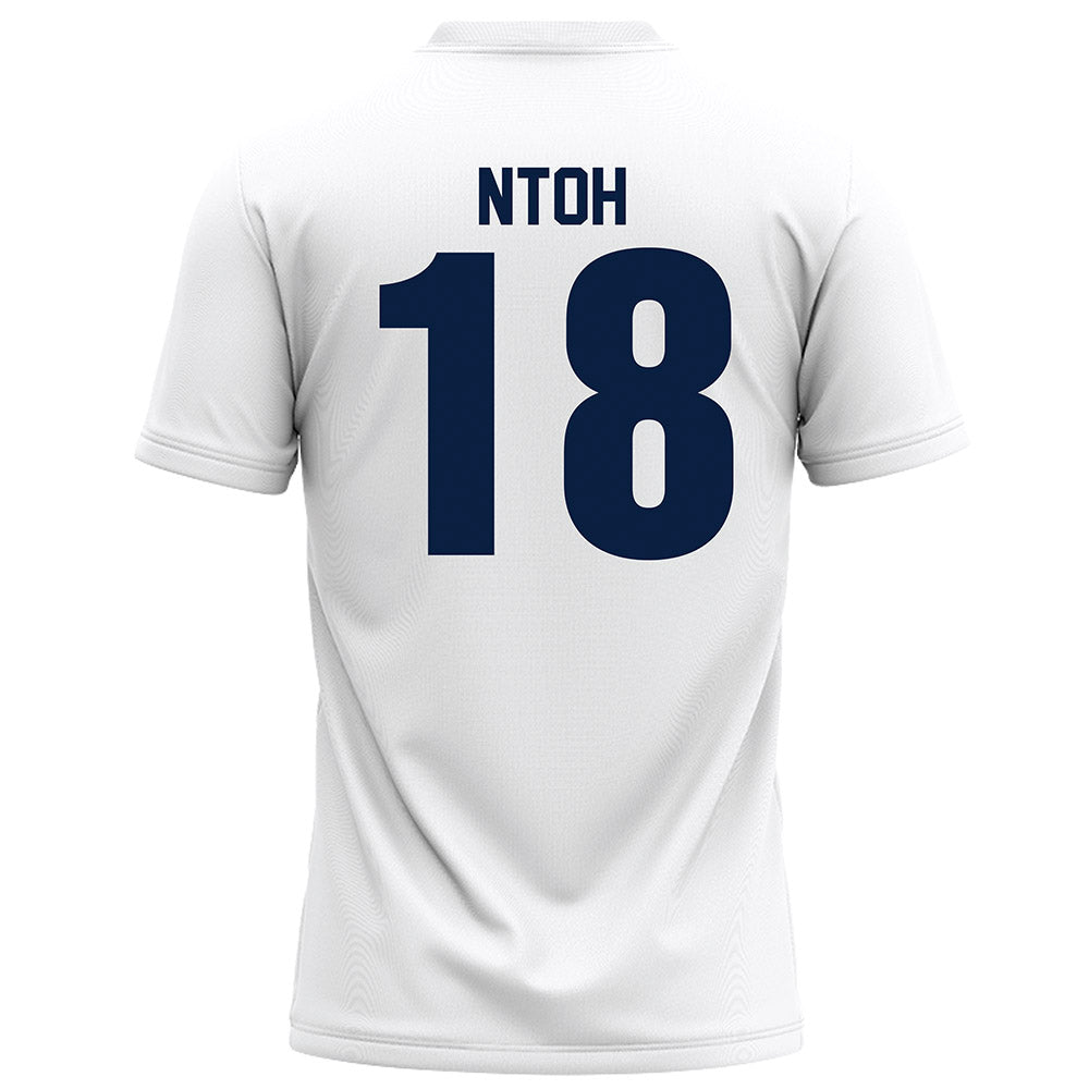 Monmouth - NCAA Football : Sone Ntoh - White Football Jersey