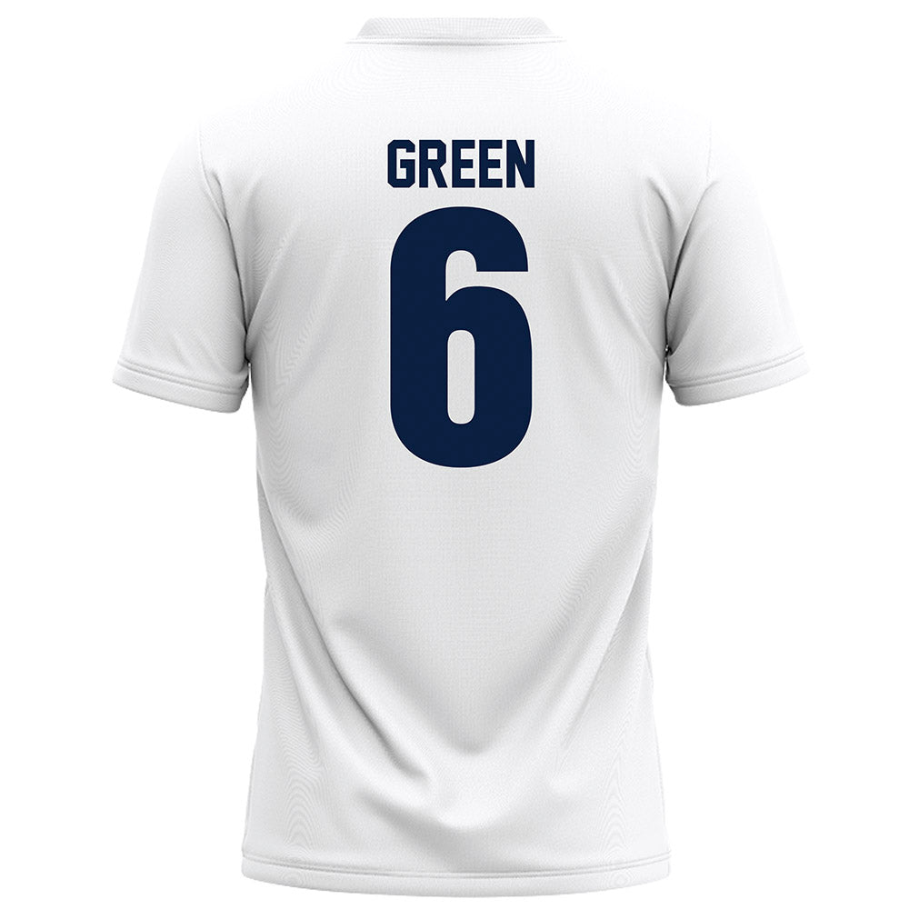 Monmouth - NCAA Football : Makhi Green - White Football Jersey