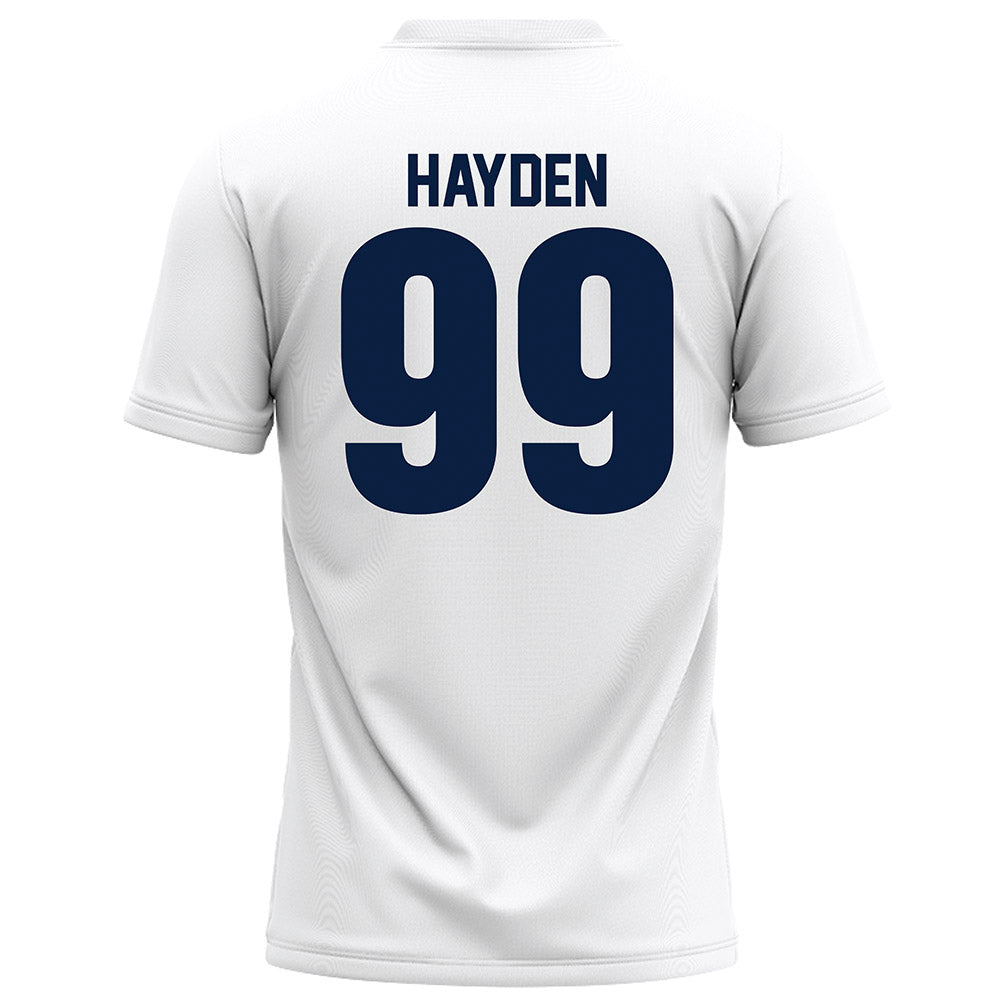 Monmouth - NCAA Football : Patrick Hayden - White Football Jersey
