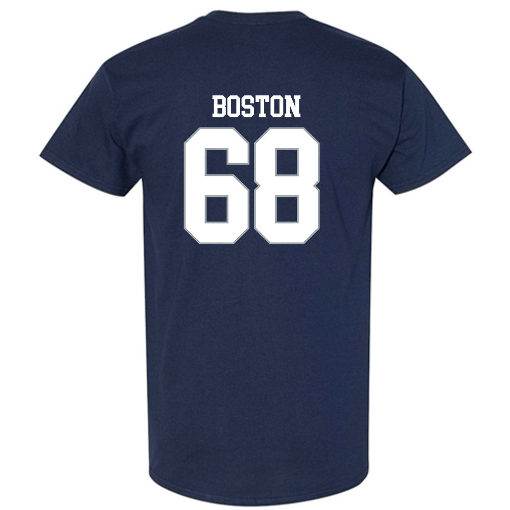 Monmouth - NCAA Football : Logan Boston - Replica Shersey T-Shirt-1