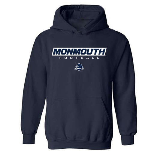 Monmouth - NCAA Football : Enzo Arjona - Classic Shersey Hooded Sweatshirt