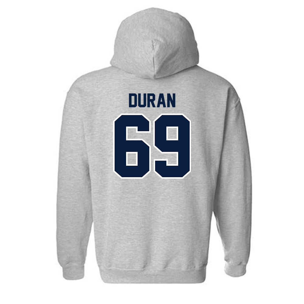 Monmouth - NCAA Football : Josh Duran - Sports Shersey Hooded Sweatshirt-1