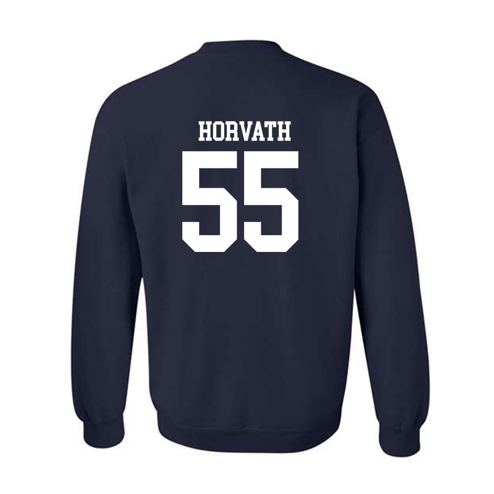 Monmouth - NCAA Baseball : David Horvath - Replica Shersey Crewneck Sweatshirt-1
