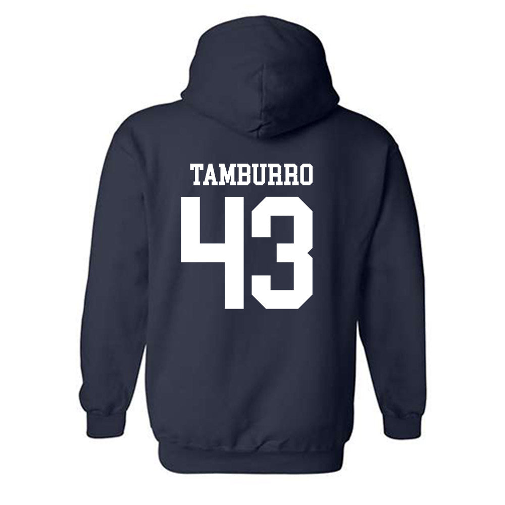 Monmouth - NCAA Baseball : Nick Tamburro - Replica Shersey Hooded Sweatshirt-1