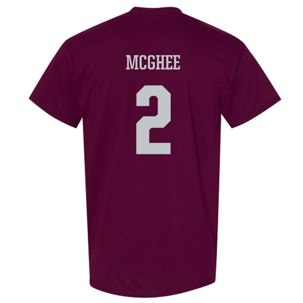 Mississippi State - NCAA Men's Basketball : Jaborri Mcghee - Sports Shersey T-Shirt-1