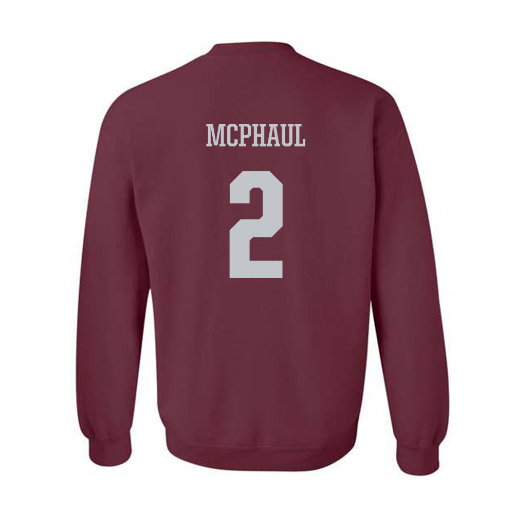 Mississippi State - NCAA Women's Basketball : Destiney McPhaul - Sports Shersey Crewneck Sweatshirt-1