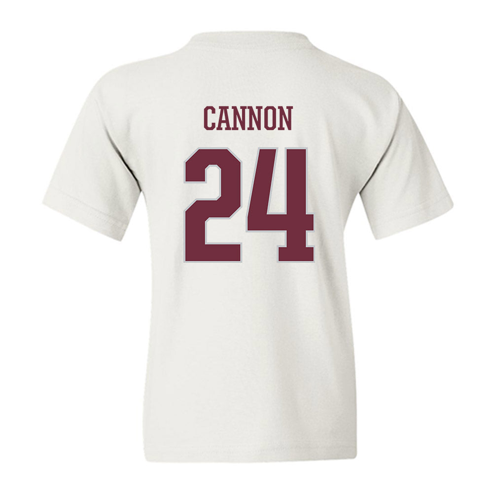 Mississippi State - NCAA Football : Elijah Cannon - Sports Shersey Youth T-Shirt-1