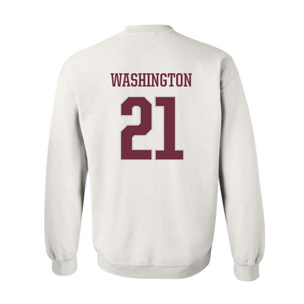 Mississippi State - NCAA Football : Hunter Washington - Sports Shersey Crewneck Sweatshirt-1